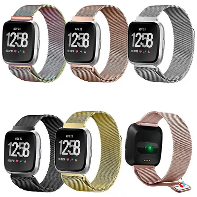 For Fitbit Versa/Lite/Special Edition Magnetic Milanese Loop Strap Wristbands • $17.93