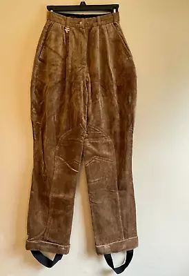 Vintage GS Brown Corduroy Made In West Germany Breeches Riding Pants  Sz 36 • $44