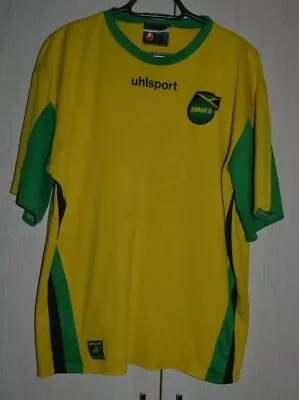 Jamaica National Team 2008/2009 Home Football Shirt Jersey Uhlsport Size M • £32.39