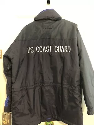 Us Coast Guard Jacket Size L/ Military Collectible/ Cold Weather Jacket • $55