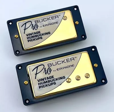 Epiphone ProBucker GOLD Vintage Humbucker Pickup Set LP&SG 5 Wire Korea OEM • $39.90