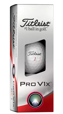 Titleist 2023 PRO V1X RCT Golf Balls - New Sleeve - 3 Balls • $26.98