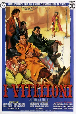 I Vitelloni Vintage Federico Fellini Movie Poster • $9.99