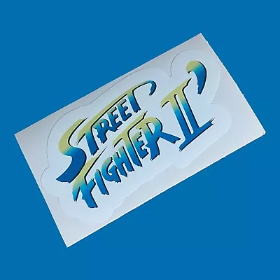 £1.22 • Buy Street Fighter 2 Retro Arcade 80s Stickers Vinyl Decal Games Console Game Sega