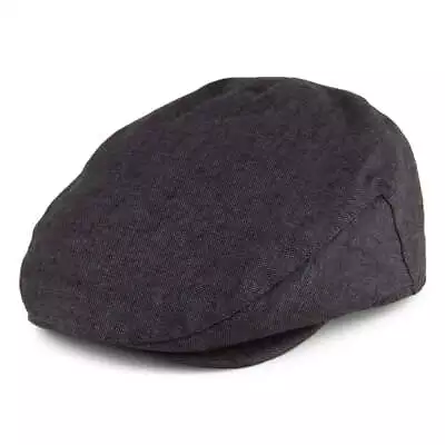 Failsworth Hats Irish Linen Flat Cap - Charcoal • £29.95