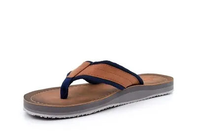 Mens Summer Sandals Mens Mules Mens Toe Post Sandals Mens Flip Flops Tan Sandals • £15.77