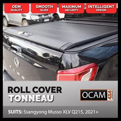 Retractable Tonneau Manual Roll Cover For Ssangyong Musso XLV Q215 2021-2023 D • $1399