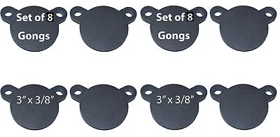 Ar500 Steel Shooting Targets Lot Of 8 Laser Cut 3  X 3/8  Gong Tactical Scorpion • $29.95