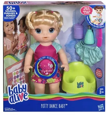 Baby Alive Potty Dance: Blond Hair Doll That Talks & Tinkles On Her Potty. • $307.74