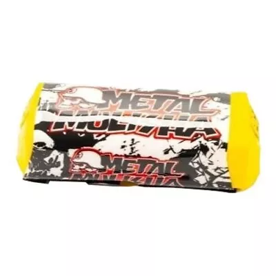 28MM Metal Mulisha Handlebar Pad Bar Pad Yellow For Dirt Bike YZ250F YZ450F • $16.41