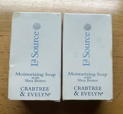 Crabtree & Evelyn La Source Moisturizing Soap With Shea Butter Lot Of 2 Travel  • £19.28