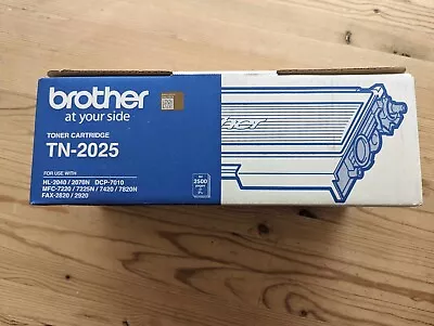 Brother Tn2025 Genuine Black Toner Cartridge Hl-2040 2070n Dcp-7010 Mfc 7220 • $40