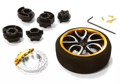 V10 Spoke Steering Wheel Set For Most HPI Futaba Airtronics Hitec & KO • $21.14