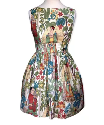 Frida Kahlo Themed/Mexican Garden Cream Dress • $56.03