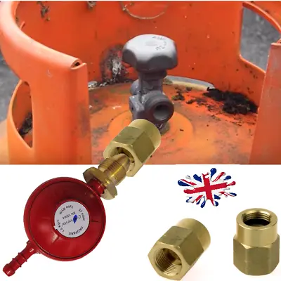 Gas Bottles European Shell To UK POL GAS REGULATOR BOTTLE LH 21.8mm FITTINGS • £15.17