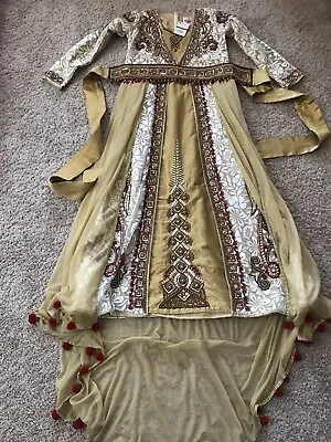 Contemporary Unique Beige Wedding Exclusive Moroccan Kaftans Size10 • $220