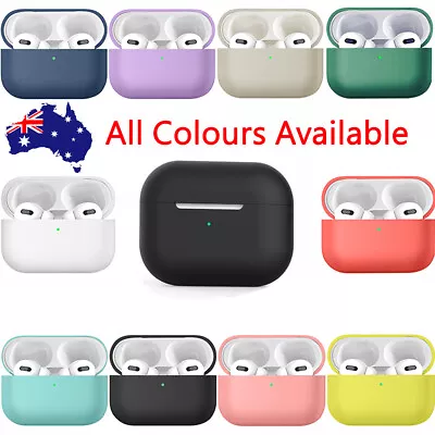 For Apple AirPods Pro Case Airpods Case Shockproof Silicone Cover Slim Skin • $6.99