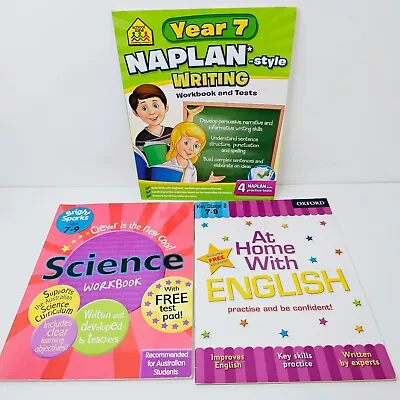 Year 7 Naplan* - Style Writing Workbook And Tests Science At Home With English • $37.95