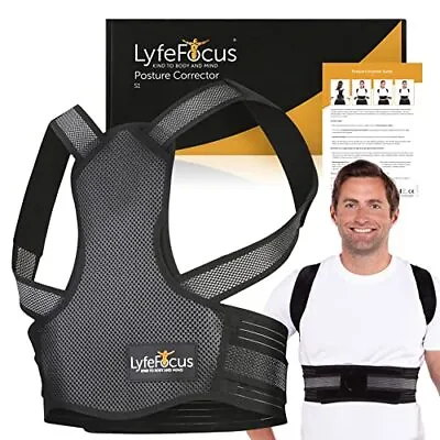 Posture Corrector Back Brace - Breathable Support For Men & Women - LyfeFocus • £22.98