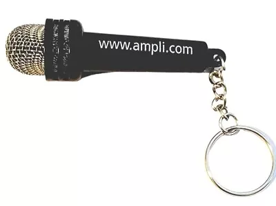 Ampli Microphone Keychain AmpliVox Portable Sound Systems Mini Replica Keyring  • $14