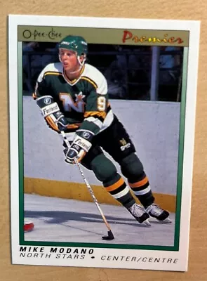 Mike Modano 1990-91 O-Pee-Chee Premium Rookie Card #74 MINT • $4.45