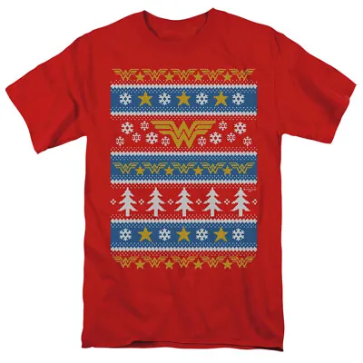 Wonder Woman  Christmas Sweater  - Regular Or Tank - To 5X • $33.99