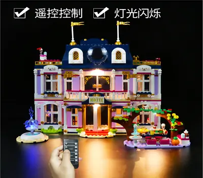 Light Kit For LEGO 41684 Heartlake City Grand Hotel Light ONLY (Remote Control) • $40