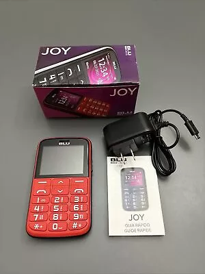 Cell Phone BLU Joy J012 Red Unlocked) GSM Dual SIM Global Camera Large Buttons • $29.74