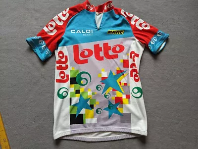 Vintage 1993 Lotto Caloi Brazil Mavic Cycling Jersey • $52