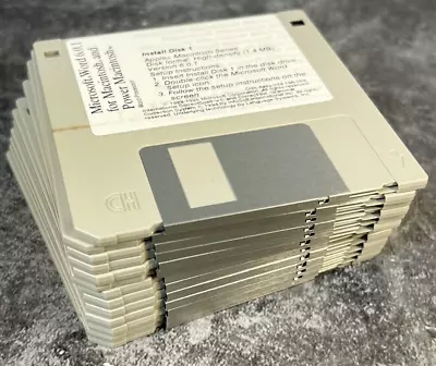 Microsoft Word Version 6.0.1 For The Macintosh And Power Mac 13 Floppy Disks • $33.88