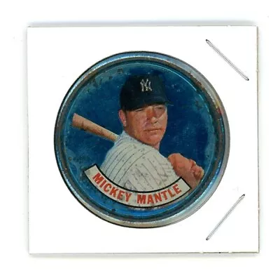 1965 Old London MICKEY MANTLE Coin New York Yankees G/VG Condition! • $34.99