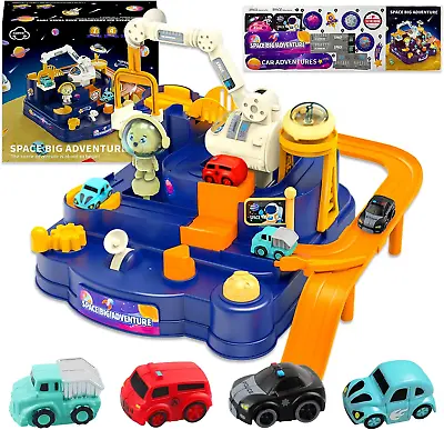 £17.94 • Buy Kids Toys For 3 Year Old Boys - Car Race Track Boys Toys Age 3 4 - Adventure