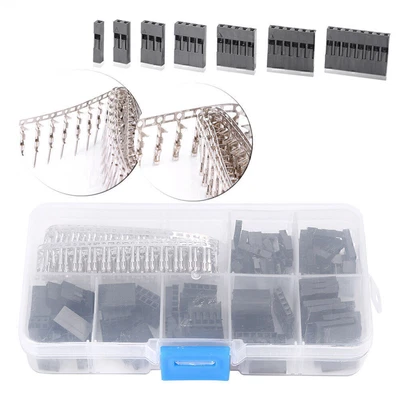 $36.91 • Buy 310pcs 2.54mm Male Female Dupont Wire Jumper Assortment W/Header Connector Kit