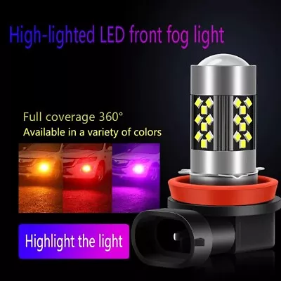 2pc 9005 9006 H8 H11 LED Headlight Fog  Light DRL Bulbs 42-SMD 12V • $20