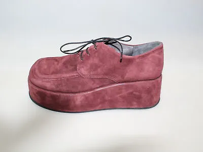 Women's Shoes MOMA 7 (EU 37) Elegant Brown Suede Burgundy DF313-37 • $67.90