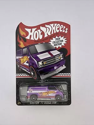 '77 Dodge Van 🔥 Hot Wheels CUSTOM 2020 Collector Edition Purple  5  💜 • $2.52