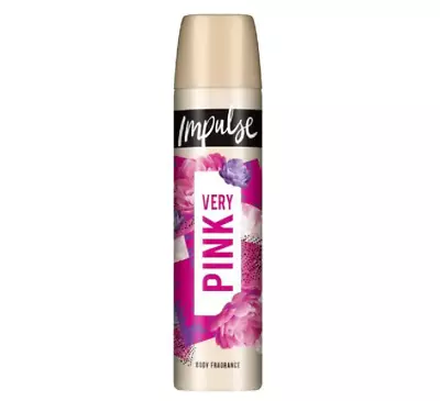 Impulse VERY PINK Body Spray 75ml X 1 • £5.59