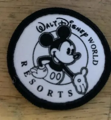 Disney Patches Vintage-Sew On- Mickey Mouse Walt Disney World Resorts Never Used • $7