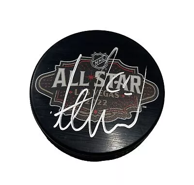 Adrian Kempe Autographed 2022 NHL All-Star Game Puck Signed LA Los Angeles Kings • $29.99