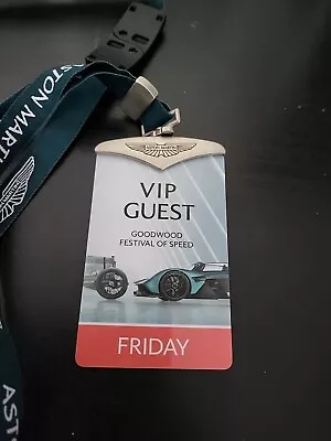 Aston Martin Goodwood 2023 Friday Lanyard 110 Years FOS Festival Of Speed VIP  • £39.99