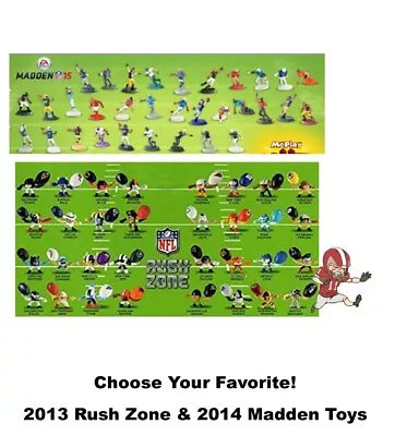 McDonald's 2013/2014 NFL Rush Zone & Madden Football Toys-Pick! • $7