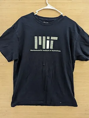 Champion MIT Massachusetts Institute Of Technology Mens T Shirt Navy Blue XL • $6.73