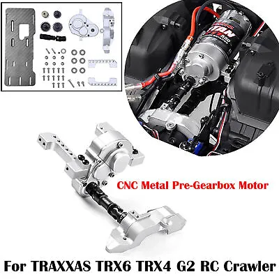 CNC Metal Pre-Gearbox Motor Kit V8 Engine For TRAXXAS TRX6 TRX4 G2 RC Crawler • $115.05