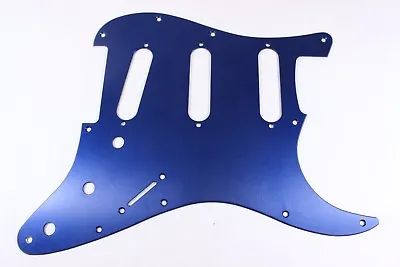 Jewel Blue  Anodized  Aluminum SSS Strat Pickguard- Fits Fender Stratocaster • $87.49