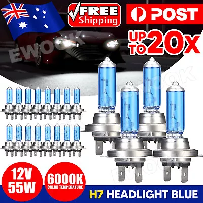 4Pcs H7 12V 55W Super White Headlight Xenon Halogen Globes Head Light Lamp 6000k • $11.45