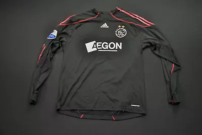 MATCH WORN AFC Ajax Van Der Wiel Soccer Jersey Adidas  Game 25323S • $249.99