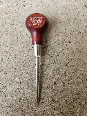 Vintage Stanley USA 69-122 Scratch Awl Hole Punch Woodworking Carpenter Tool USA • $8.99