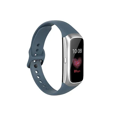 For Samsung Galaxy Fit SM-R370 Silicone Wristband Buckle Bracelet Band Strap • $11.82