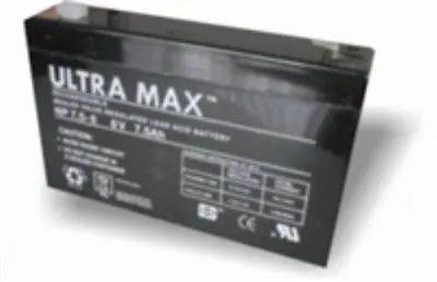 £14.90 • Buy ULTRAMAX 6V 7.5ah/7ah Battery - Toy Car, Peg Perego Injusa Feber