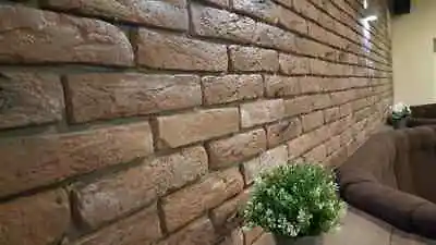 Concrete Molds Antique Brick Veneer Concrete Plaster Wall Decor Set 20 Pcs W09  • $42.90